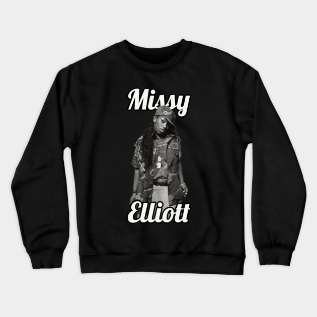 Missy Elliott / 1971 Crewneck Sweatshirt by glengskoset